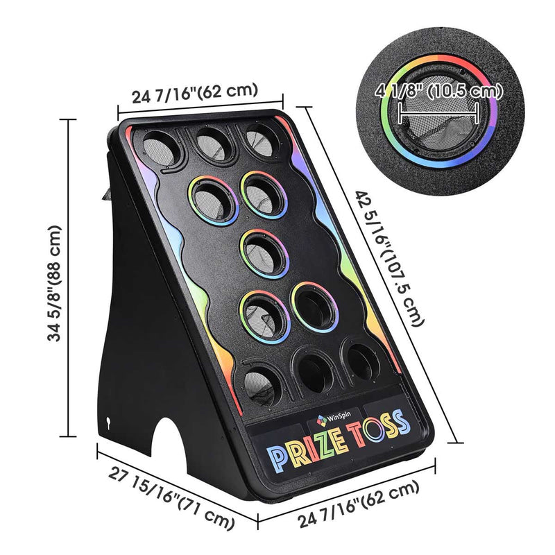 WinSpin Outdoor Bag Toss Game with Board & 5 Bean Bags