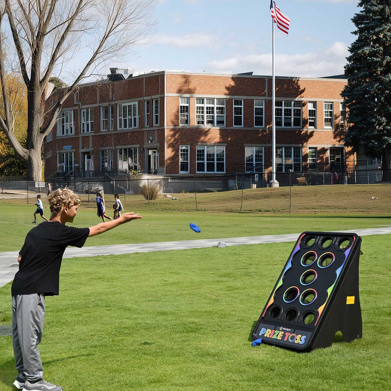 WinSpin Outdoor Bag Toss Game with Board & 5 Bean Bags
