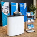 Yescom Trade Show Display Podium Table Counter Stand Black by yescomusa