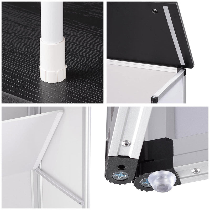 Yescom Foldable Promotional Trade Show Counter Wood Countertop Demo