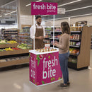 Yescom Portable Trade Show Promotion Table Counter Demo Display by yescomusa