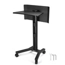 Yescom Mobile Laptop Stand Podium Desk Lectern on Wheels by yescomusa