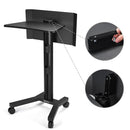 Yescom Mobile Laptop Stand Podium Desk Lectern on Wheels by yescomusa