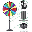 WinSpin 36" Prize Wheel Floor Stand Tabletop 18-Slot