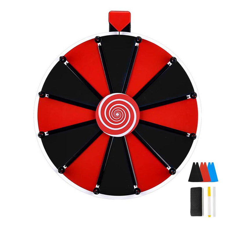 WinSpin 15" Prize Wheel DIY 12-Slot Wall Mounted