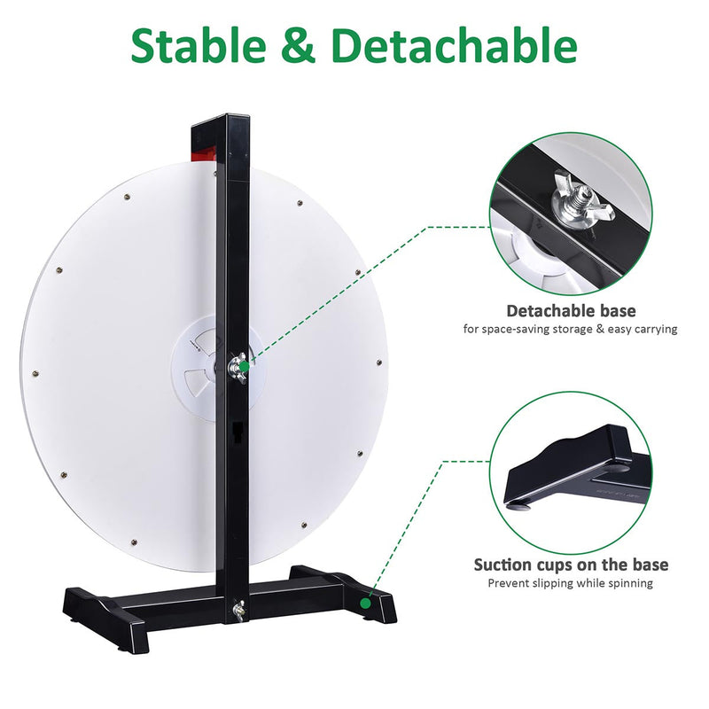 WinSpin 15" Prize Wheel Tabletop Breeze Wheel 12-Slot
