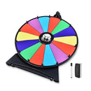 WinSpin 20" Prize Wheel Tabletop Lay Flat with Bald Eagle by yescomusa