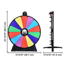 WinSpin 20" Prize Wheel Tabletop Lay Flat with Bald Eagle by yescomusa