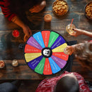 WinSpin 20" Prize Wheel Tabletop Lay Flat with Bald Eagle by yescomusa