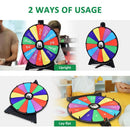 WinSpin 20" Prize Wheel Tabletop Lay Flat with Bald Eagle by yescomusa