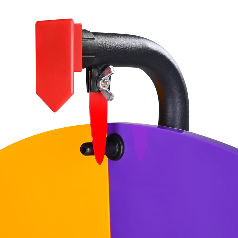 WinSpin 24" Modular Prize Wheel with Adjustable Height Stand 12-Slot