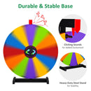 WinSpin 24" Modular Dry Erase Spin Wheel Customizable Color Slots(12)