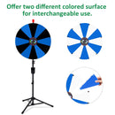 WinSpin 24" Modular Prize Wheel with Adjustable Height Stand 12-Slot