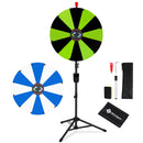 WinSpin 24" Modular Prize Wheel with Adjustable Height Stand 12-Slot