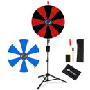 WinSpin 24" Modular Prize Wheel with Adjustable Height Stand 12-Slot