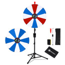 WinSpin 24" Modular Prize Wheel with Adjustable Height Stand 12-Slot