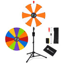 WinSpin 24" Modular Prize Wheel with Adjustable Height Stand 12-Slot