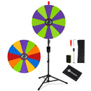 WinSpin 24" Modular Prize Wheel with Adjustable Height Stand 12-Slot
