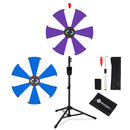 WinSpin 24" Modular Prize Wheel with Adjustable Height Stand 12-Slot