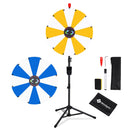 WinSpin 24" Modular Prize Wheel with Adjustable Height Stand 12-Slot