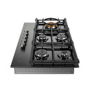 36" Anti-glare Glass Tri-Ring Gas Cooktop Series | GLG36501