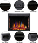 37 Inch Electric Fireplace Insert Adjuatble Flame Colors 939BXB
