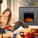 36 Inch Electric Fireplace Mantel Wooden Surround Firebox M1804