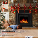 36 Inch Electric Fireplace Mantel Wooden Surround Firebox M1804