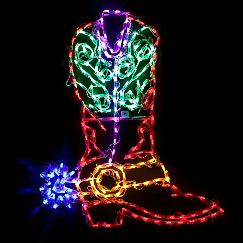 36" Tall Cowboy Boot, Right Facing - Designer Series Display