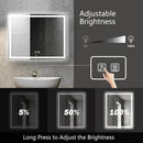 Compact Center Glow LED Bathroom Mirror