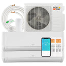 36000 BTU 2 Zone 21.5 SEER2 Mini Split AC with Heat Pump