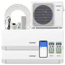 36000 BTU 2 Zone 23 SEER2 Mini Split Air Conditioner Wifi Enabled with Heat Pump by LJGDeals