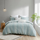 Full/Queen 3 Piece Cotton Jacquard Duvet Cover Set