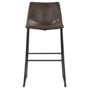 Armless Bar Stool (Set of 2) - Brown