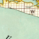 Vintage Map of Florida 1890