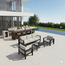 Outdoor Patio Set With All-Weather Thick Cushions by HouseOfZazla