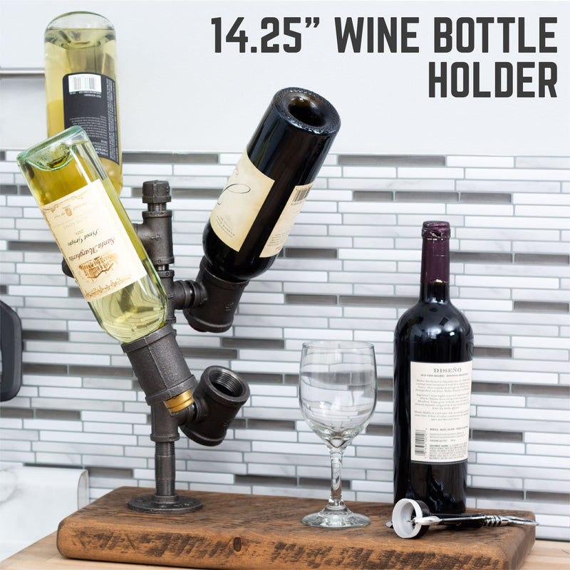 Wine Holder By PIPE DECOR