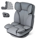 360 Degree Swivel Floor Gaming Chair with 6-Position Adjustable Backrest and Sponge Filling by LJGDeals