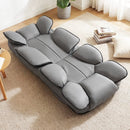 360 Degree Swivel Floor Gaming Chair with 6-Position Adjustable Backrest and Sponge Filling by LJGDeals