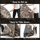 360° One Way See Through Ground Hunting Blind for Deer and Turkey Hunting by LJGDeals