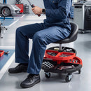Rolling Mechanic Stool with Adjustable Height & Tool Trays by LJGDeals