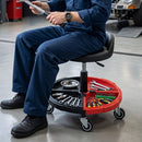 Rolling Mechanic Stool with Adjustable Height & Tool Tray by LJGDeals