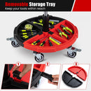 Rolling Mechanic Stool with Adjustable Height & Tool Tray