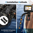 Fishing Boat Accessory Set with 360° Rotatable Mount & Rod Rack by LJGDeals
