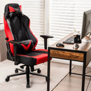 360¬∞ Swivel Computer Chair with Casters for Office Bedroom-Red by LJGDeals