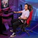360¬∞ Swivel Computer Chair with Casters for Office Bedroom-Red by LJGDeals
