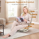 360° Swivel Floor Gaming Chair with Adjustable Backrest by LJGDeals