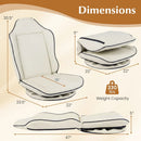 360° Swivel Floor Gaming Chair with Adjustable Backrest by LJGDeals