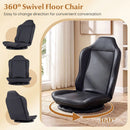 360° Swivel Floor Gaming Chair with Adjustable Backrest by LJGDeals