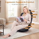 360° Swivel Floor Gaming Chair with Adjustable Backrest by LJGDeals
